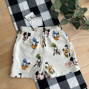 Mickey and friends sweat shorts- Zara Disney